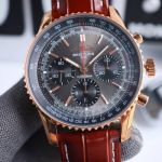 Breitling Navitimer Series 43mm Grooved Bezel B01 Movement Watch